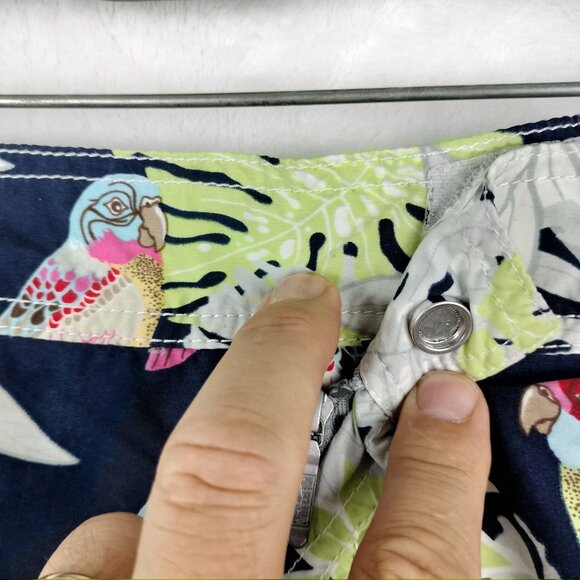 Vilebrequin Swim Shorts Mens XXL Hawaiian Board Suit Floral Tropical Birds Lined - Picture 6 of 16